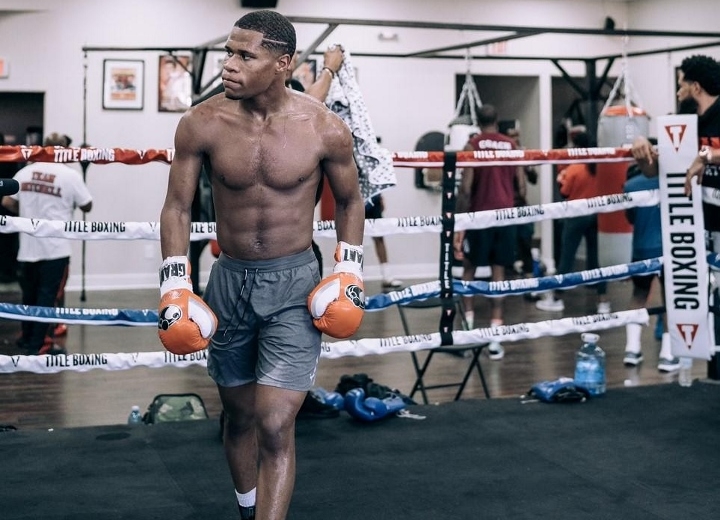 Photos Devin Haney Grinds Hard In Camp For Gamboa Fight Boxing News